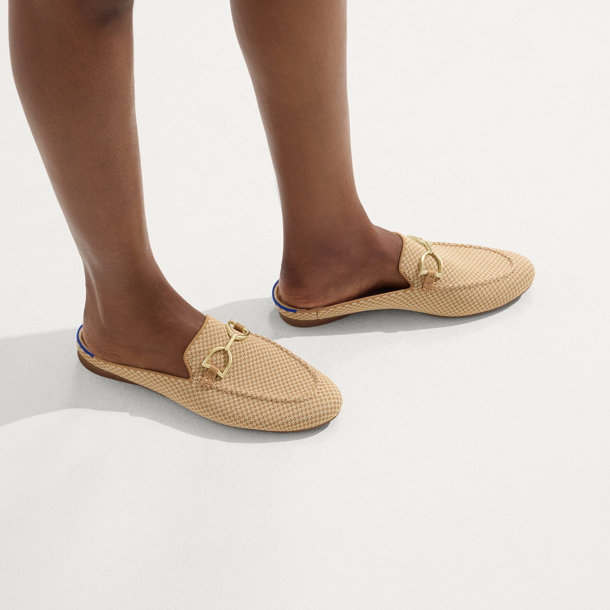 The Double Bit Loafer Mule - Waffle Micro Check - Image 3