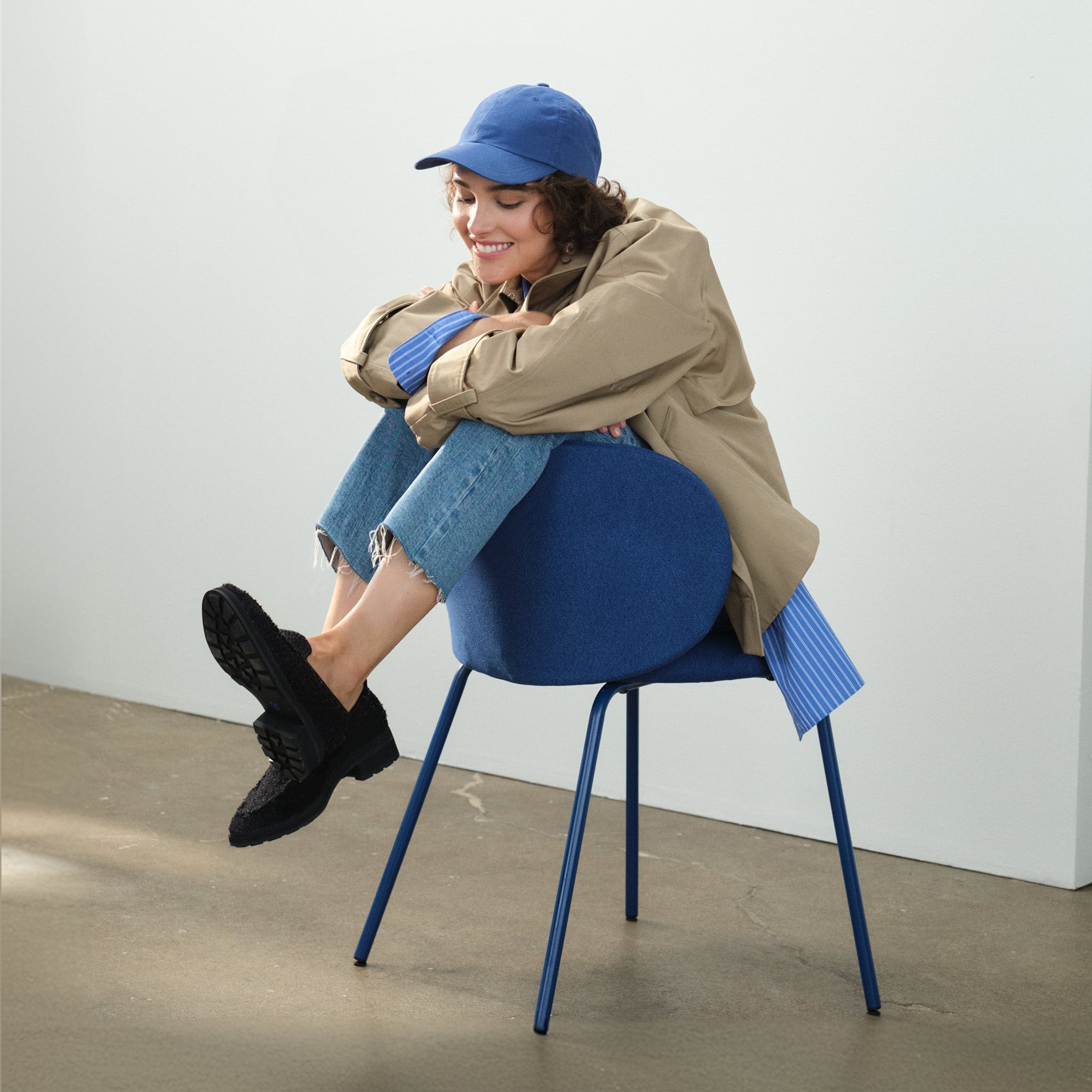 The Lug Loafer - Black Bouclé - Image 3