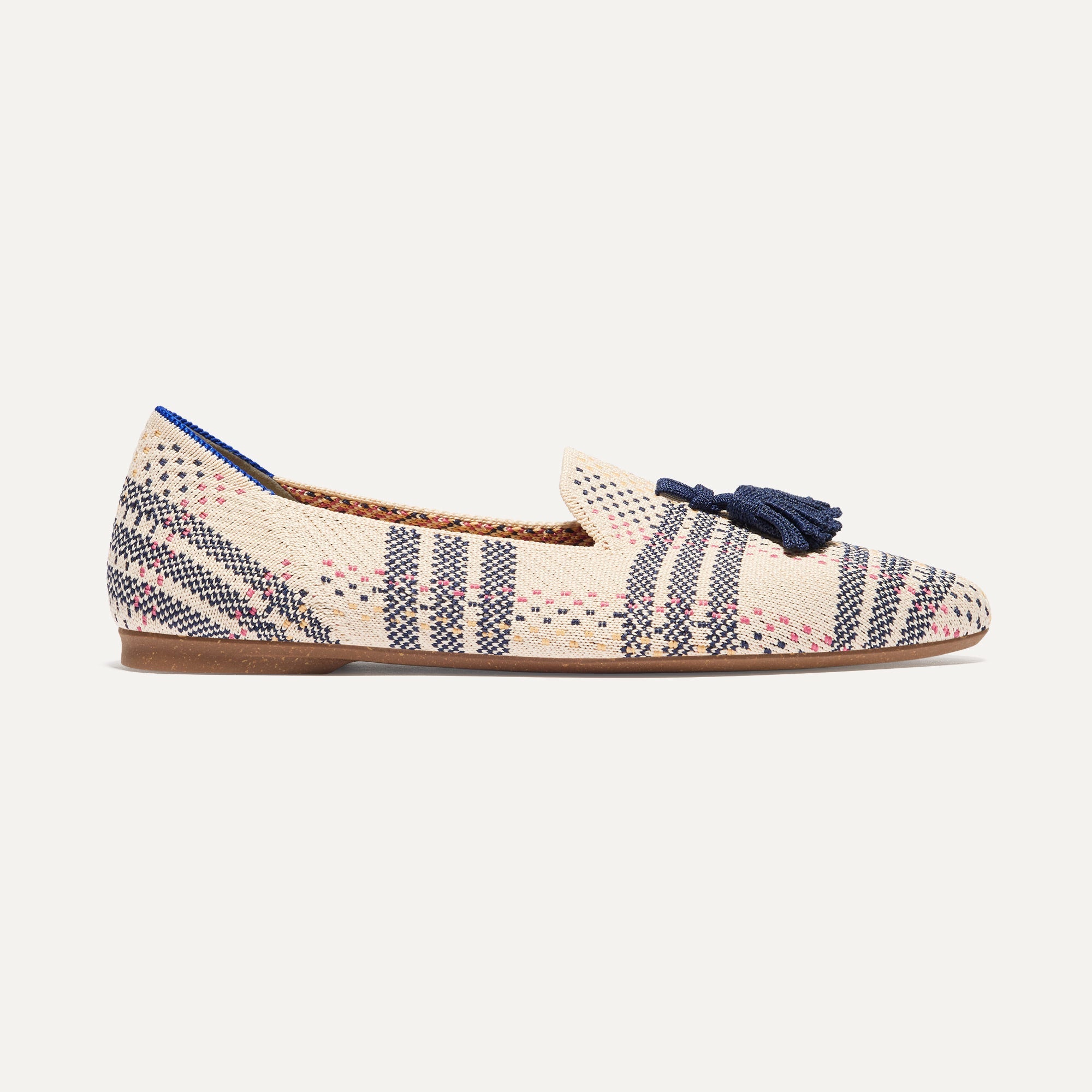 The Almond Tassel Loafer - Spring Plaid - Image 6