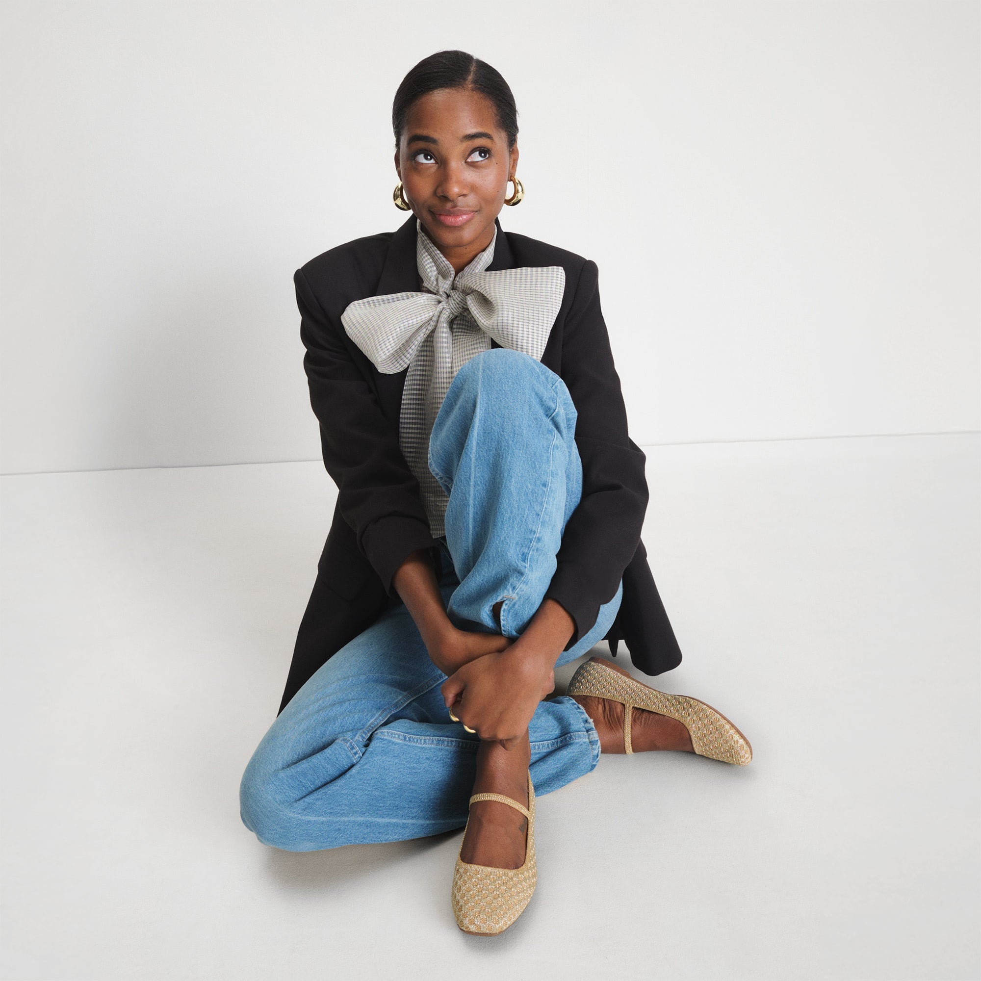 The Max Square Mary Jane - Golden Sun Basketweave - Image 4