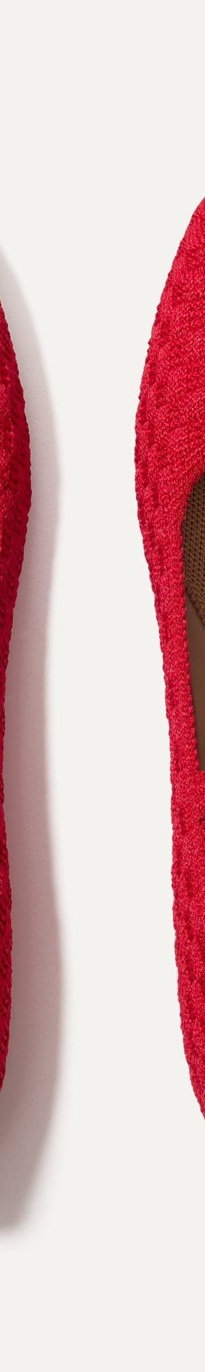 The Max Square Mary Jane - Red Crisp Basketweave