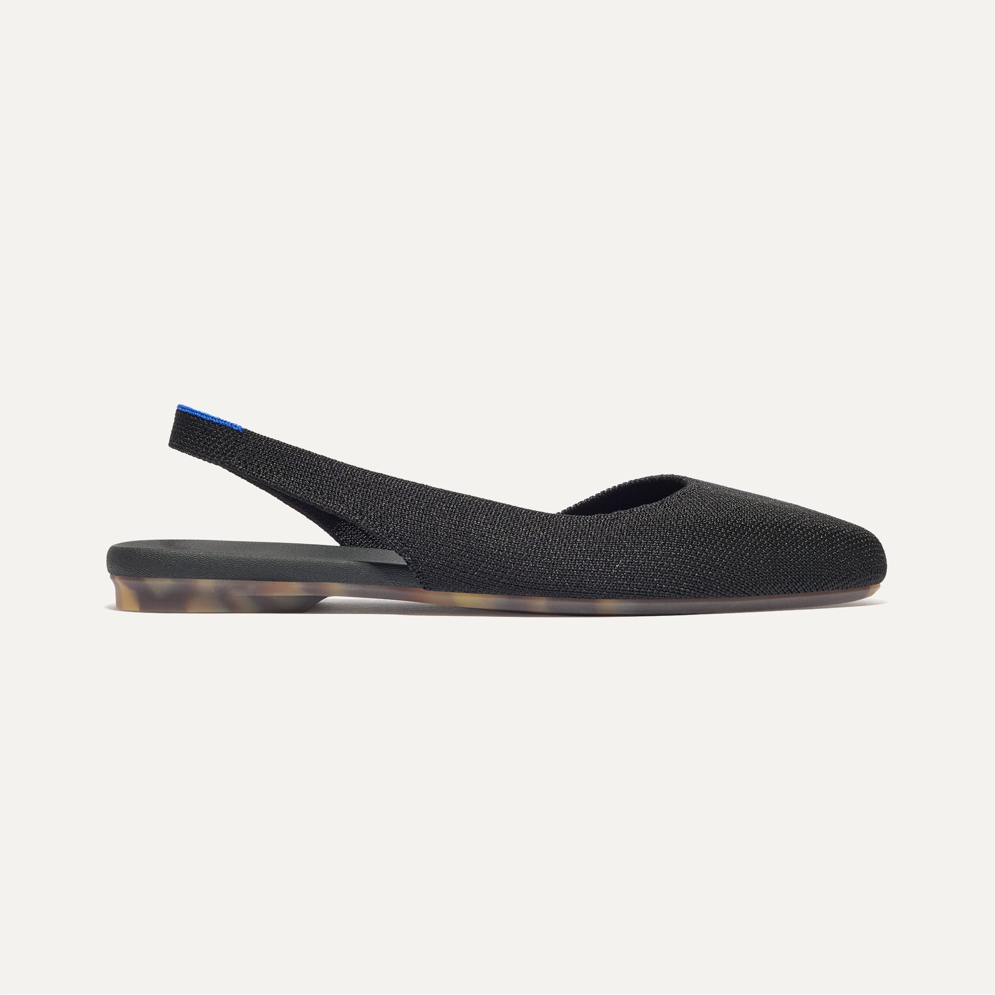 The Almond Slingback - Black - Image 4