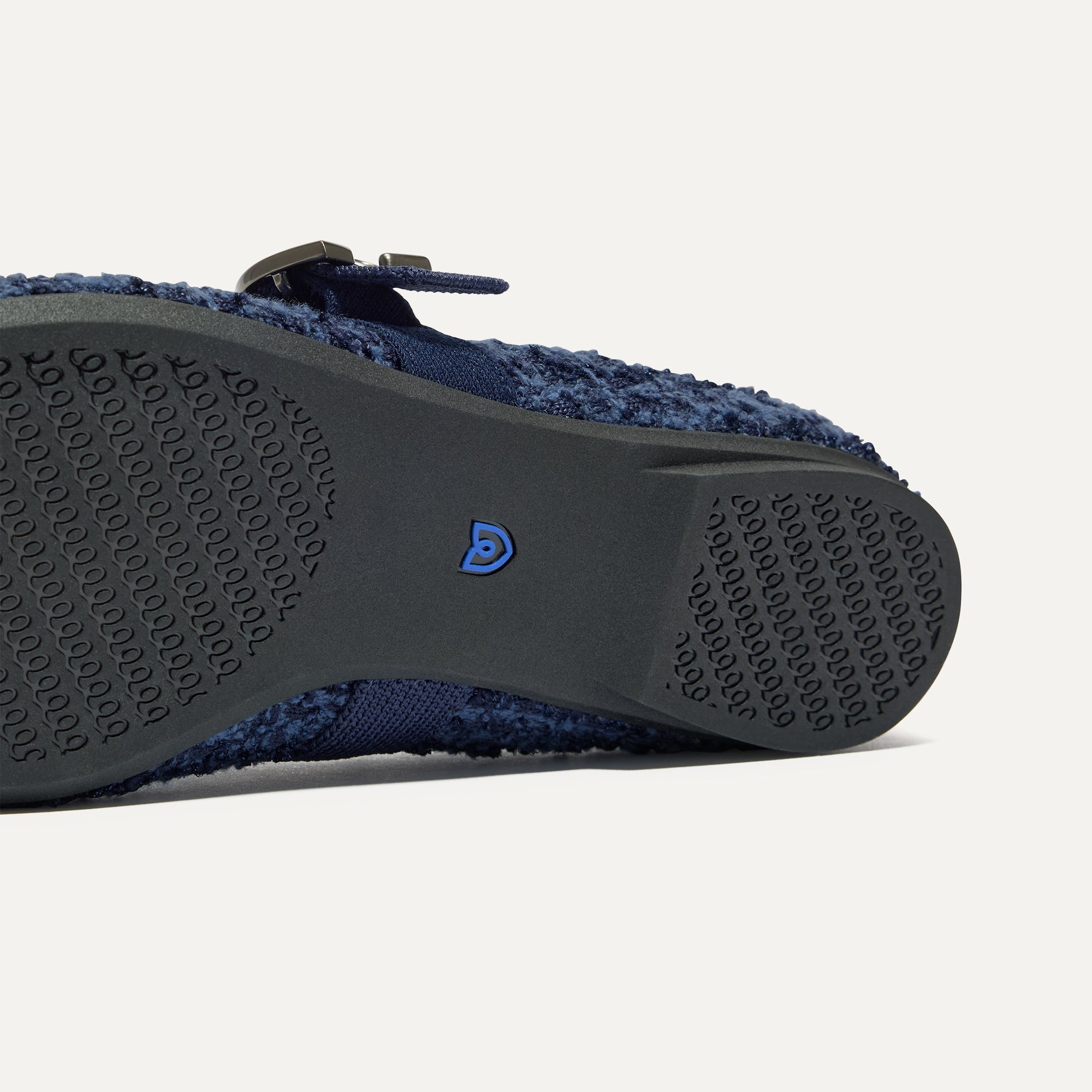 The Max Buckle Mary Jane - Blue Tweed - Image 6