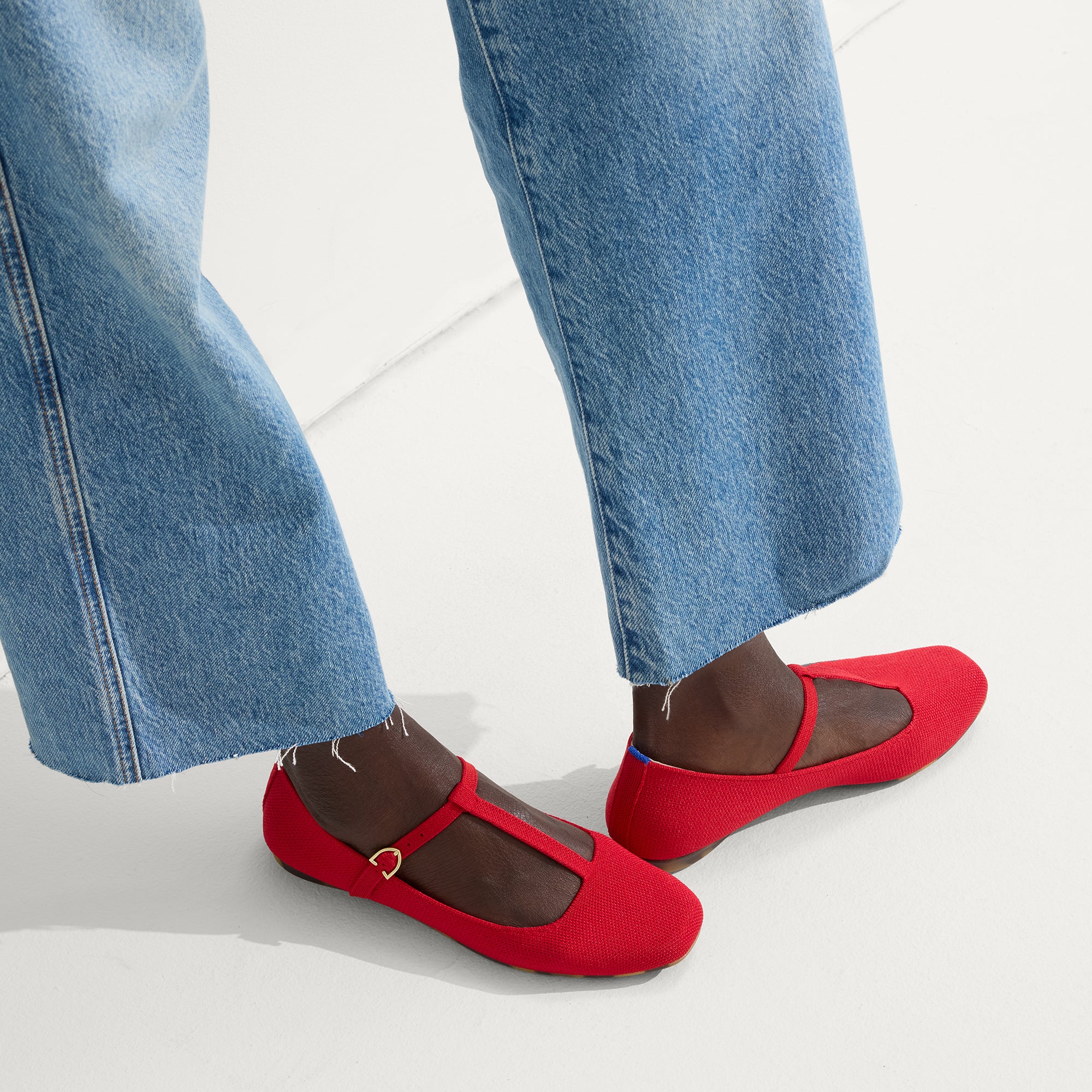 The T–Strap Mary Jane - Red Crisp - Image 2