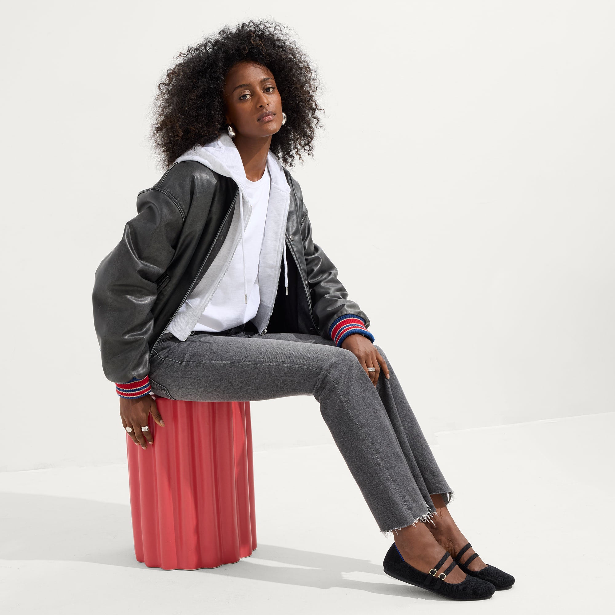 The ReVelvet™ Double Buckle Mary Jane - ReVelvet™ Black - Image 4