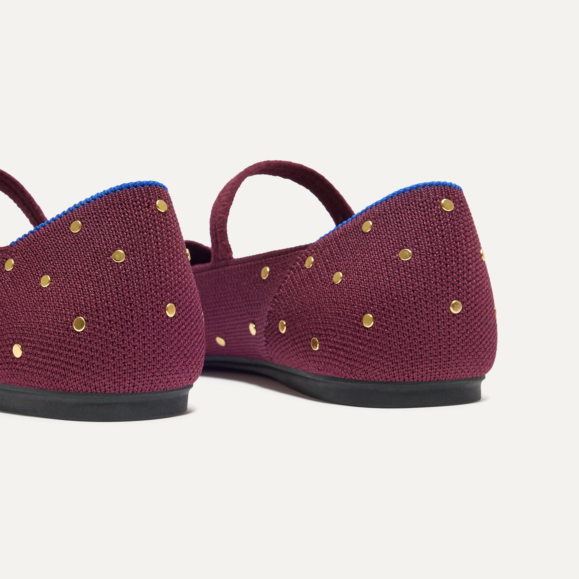 The Square Mary Jane - Studded Syrah - Image 6