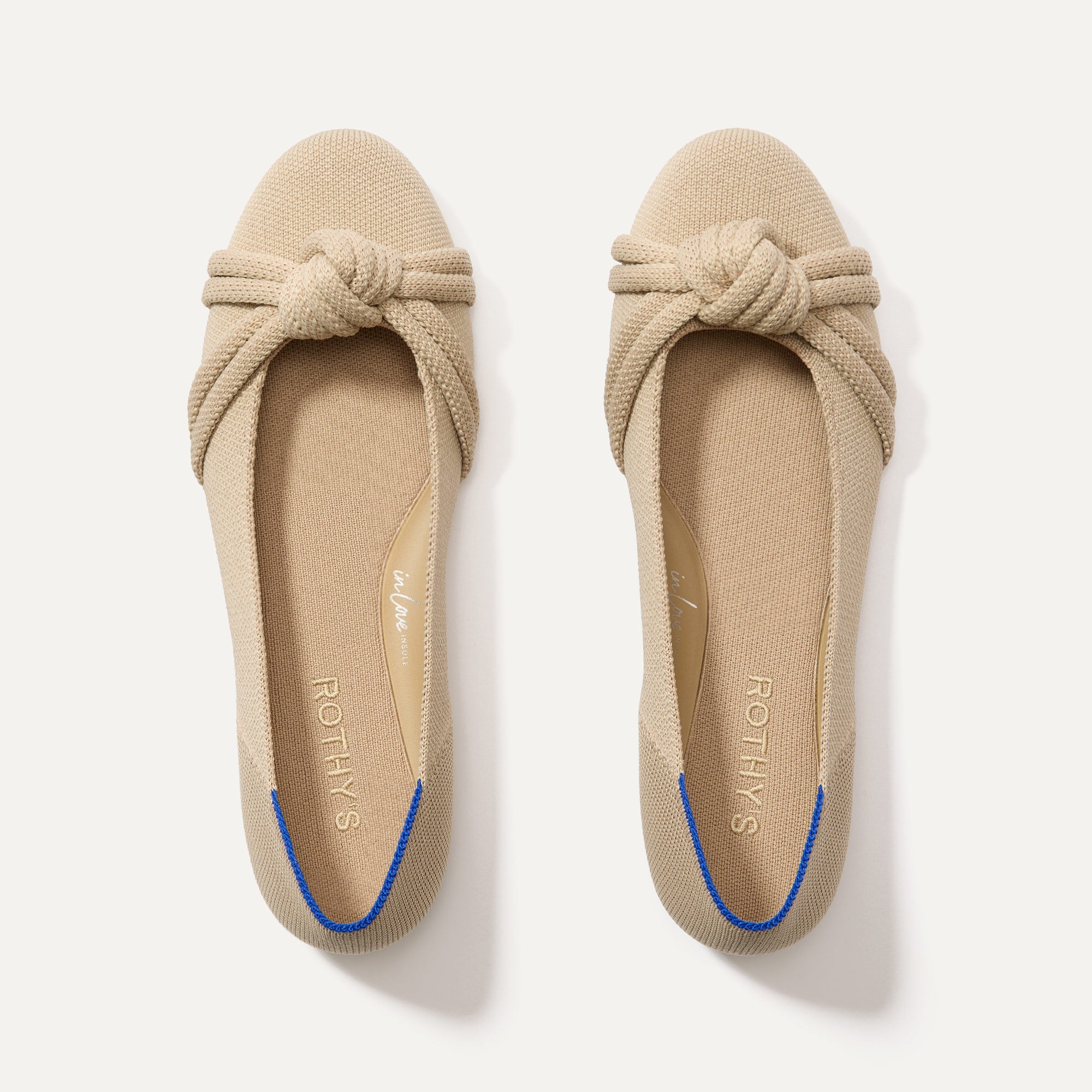 The Knot Ballet Flat - Ecru