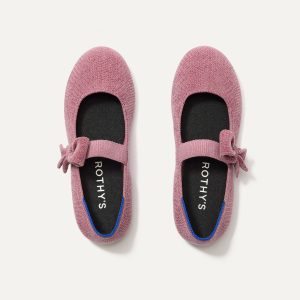 The Kids ReVelvet™ Tux Bow Mary Jane - ReVelvet™ Lilac